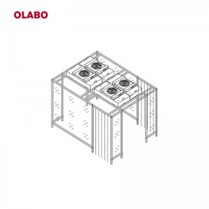 OLABO Clean Booth BKCB-1500 For Lab Clean Booth