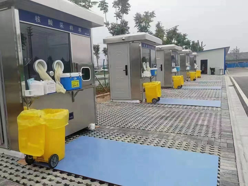 Nucleic Acid Sampling booth shipping
