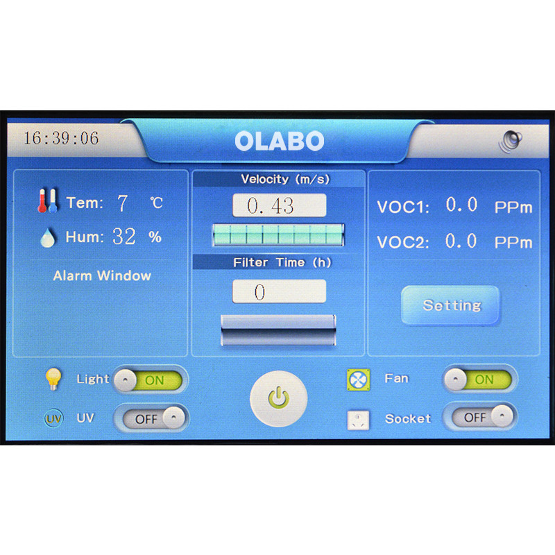 Factory Price For Vertical Air Flow Hood - OLABO Manufacturer Ductless Fume-Hood (C) – OLABO detail pictures