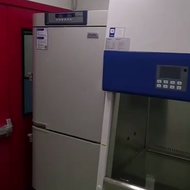 The PCR laboratory installation is completed