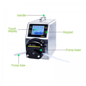 Variable Speed Industrial Peristaltic Pump With Display