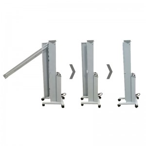 OLABO Ultraviolet Sterilization Lamp Disinfection Trolley