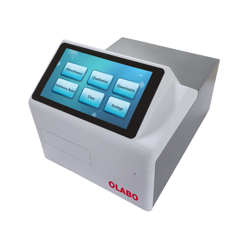 Factory Free sample Semi Auto Analyzer - Medical Equipment Portable Elisa Microplate Reader – OLABO
