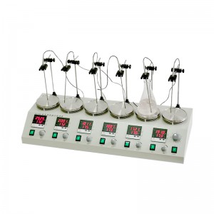 OLABO High quality China Multiple Unit Heating Pot Magnetic Stirrer with Independent Heating and Stirring