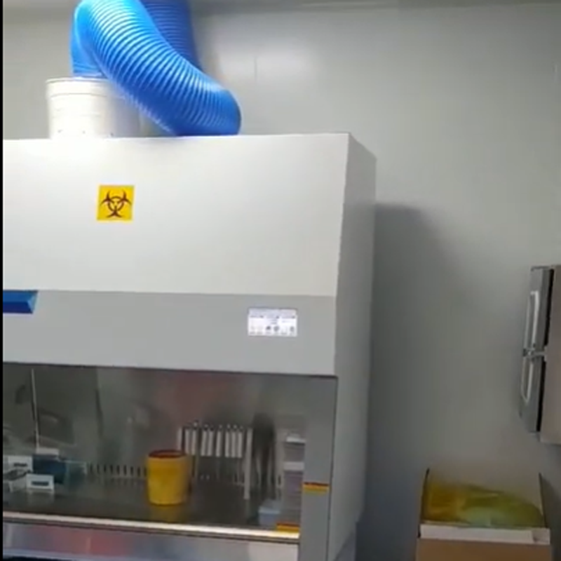 The PCR laboratory is installed